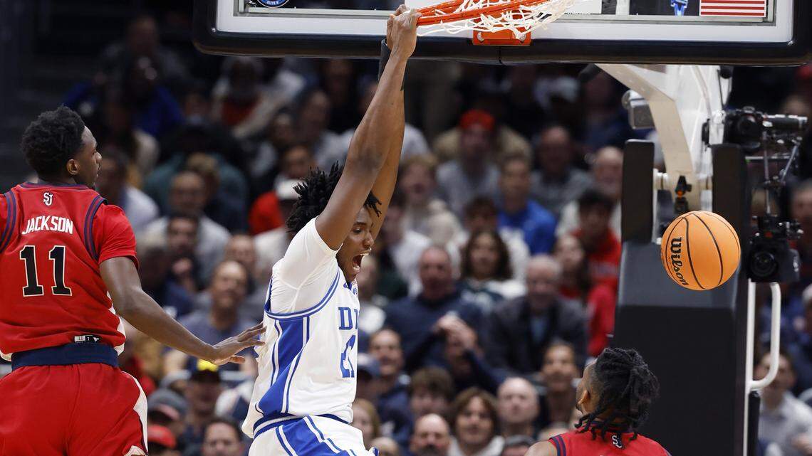 Duke center Patrick Ngongba makes a decision about his future with Blue Devils