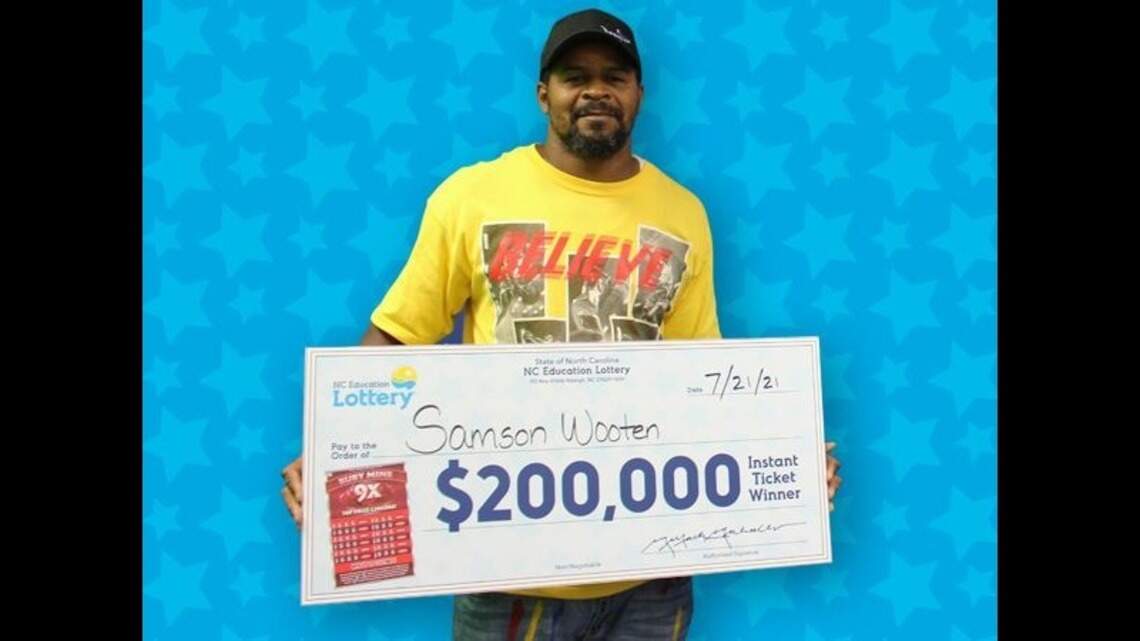 All 3 of his NC lottery tickets were winners, but the last one made his mouth drop
