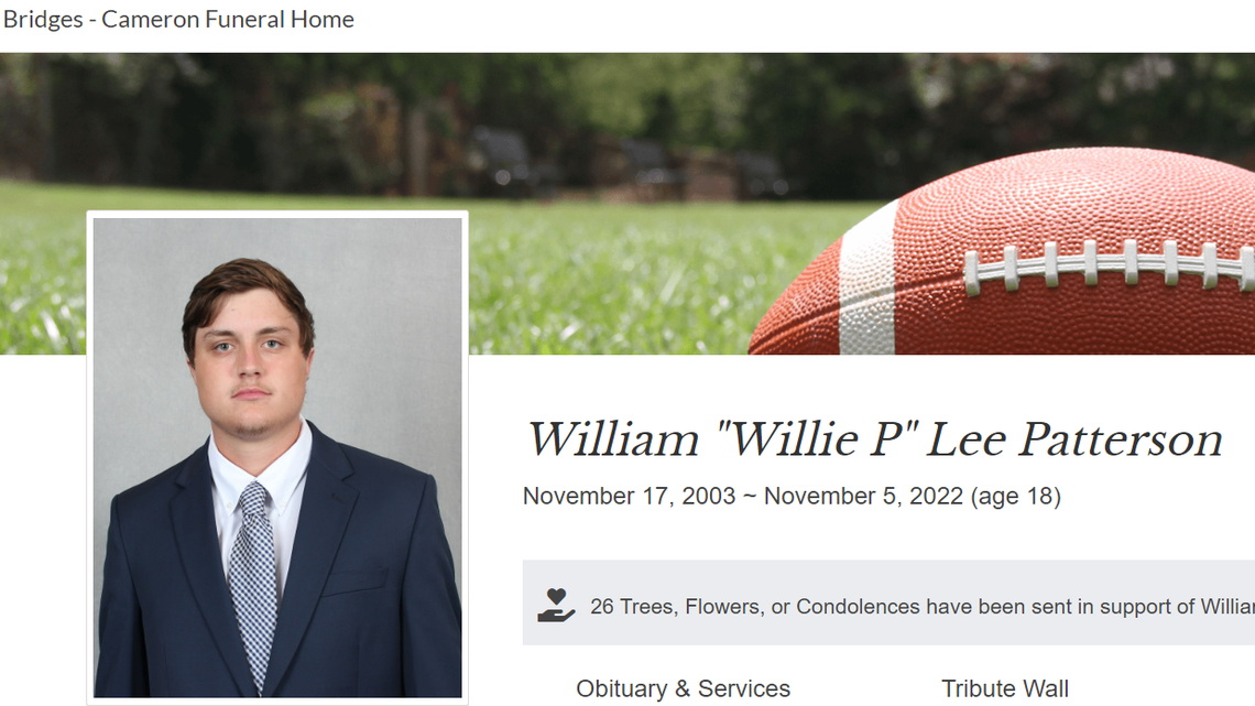 Will Patterson was an 18-year-old student-athlete.