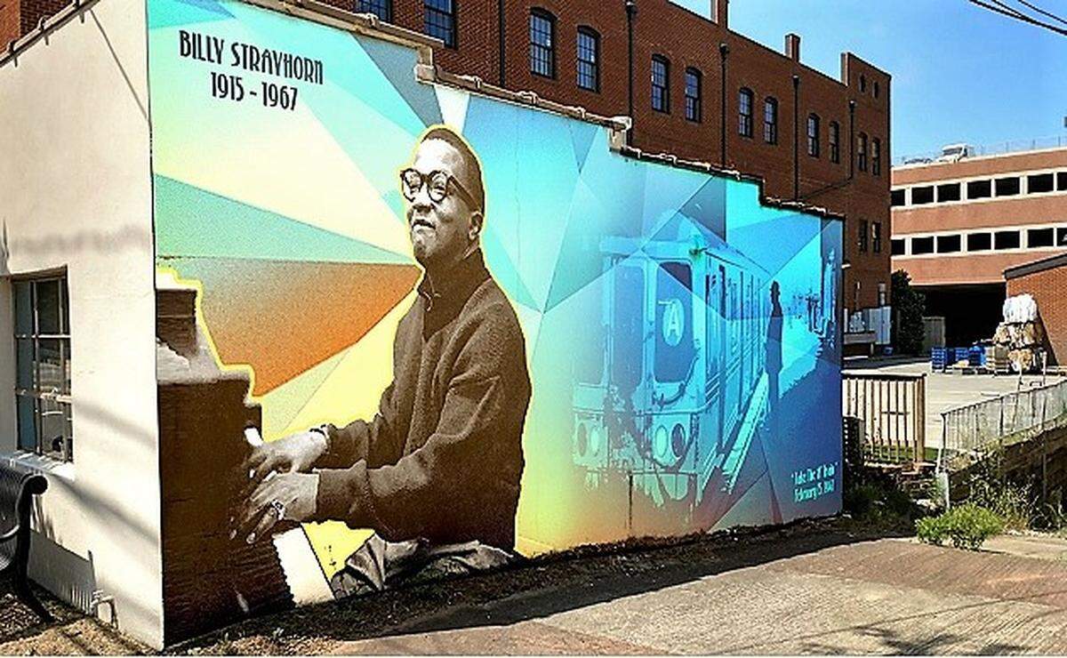 Hillsborough artist Max Dowdle will start painting the first mural for the downtown business district in August. The mural will pay tribute to jazz great Billy Strayhorn, who spent his summers and breaks at his grandparents’ home in Hillsborough.