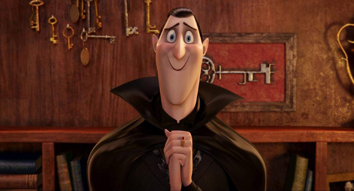 Adam Sandler voices Dracula in the 2012 animated feature “Hotel Transylvania.”