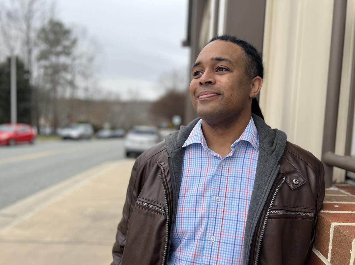 Nicholas Givens, a 34-year-old medical student at UNC School of Medicine, says it’s not really an option, both financially and professionally, for him to buy a home. So he’s trapped into renting at the moment.Chantal Allam