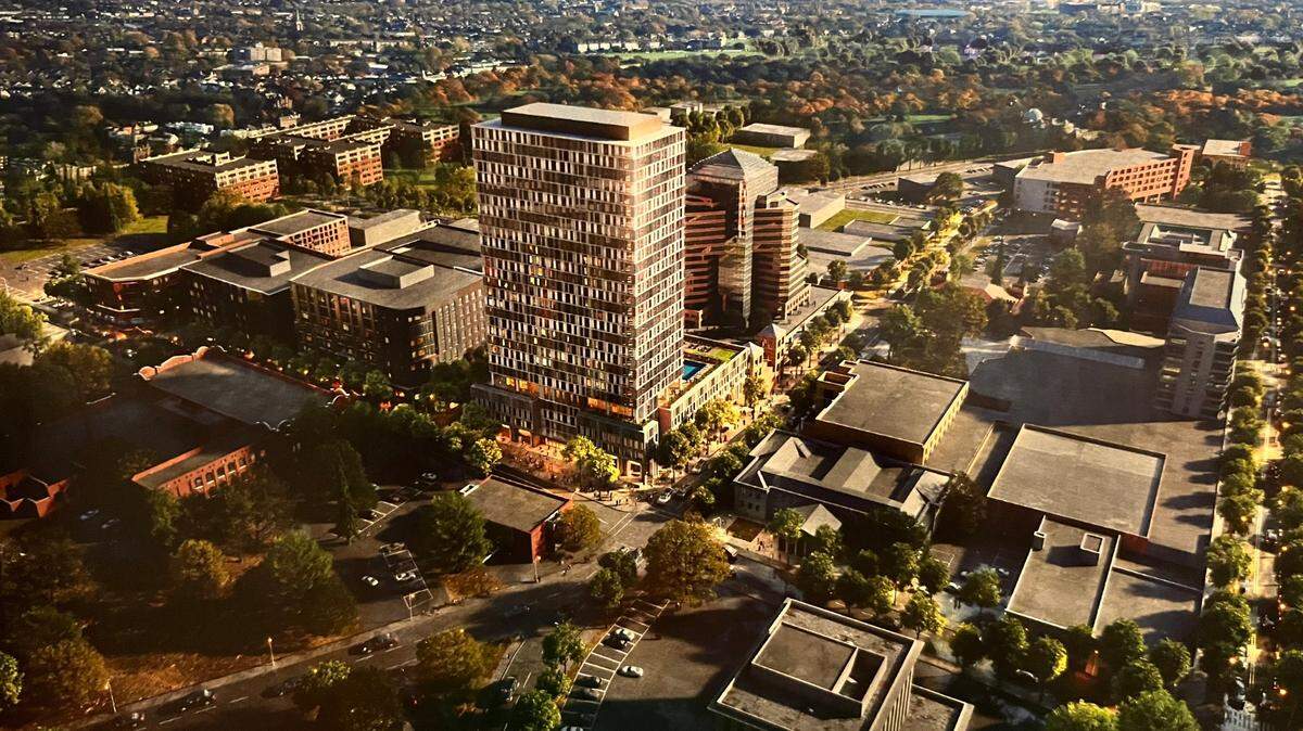 Craig Davis Properties has proposed building The James, a 32-story apartment building with parking and ground-floor retail, in downtown Durham. Their only obstacle? The city still owns the land and operates a parking garage on it.