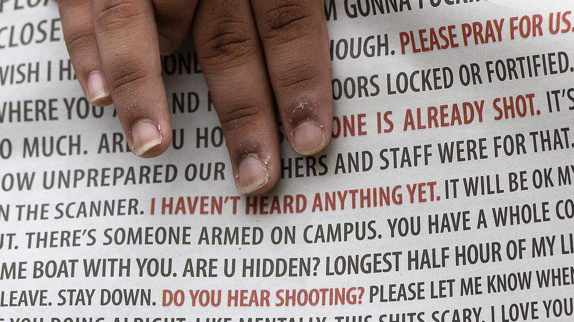 UNC student newspaper page goes viral with a powerful collection of texts from lockdown