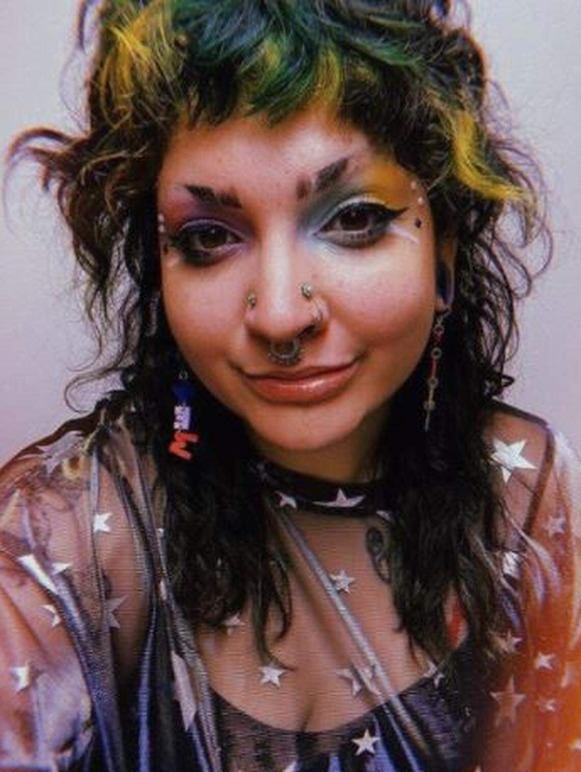 Sól Rivera is a Durham-based hairstylist at Obsydian Studio. As non-binary person of Cuban and Puerto Rican descent, Rivera identifies as Latine and uses they/them pronouns.