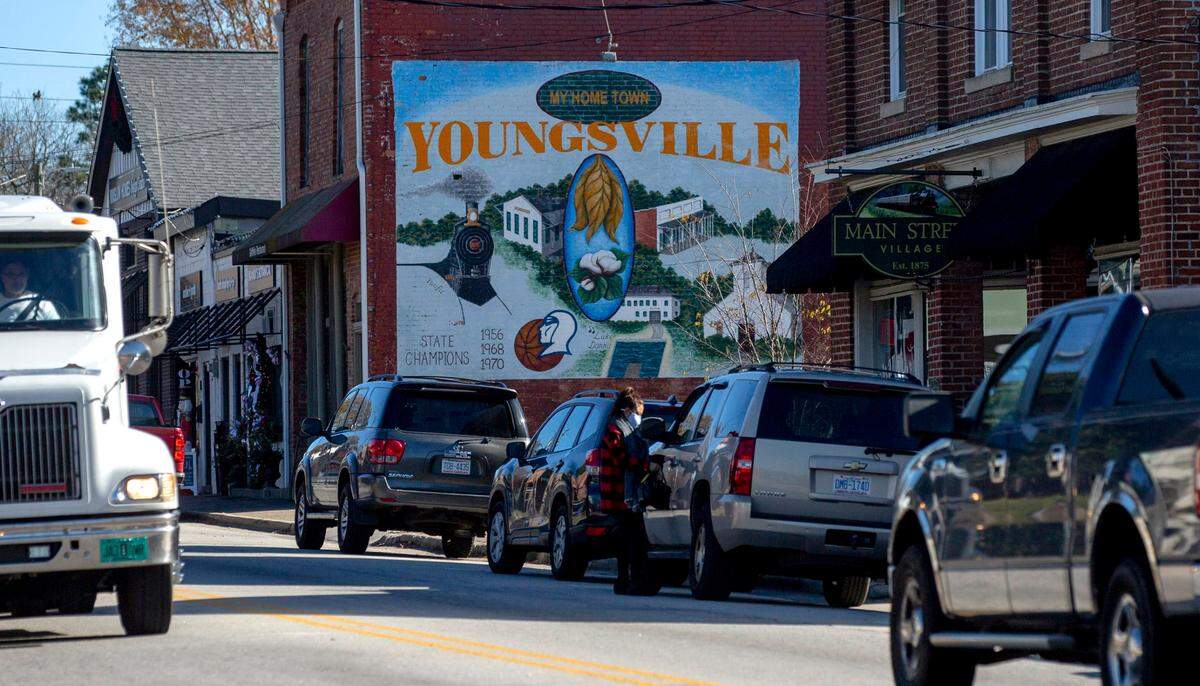 East Main St., in Youngsville, N.C., photographed on Thursday, Dec. 3, 2020.