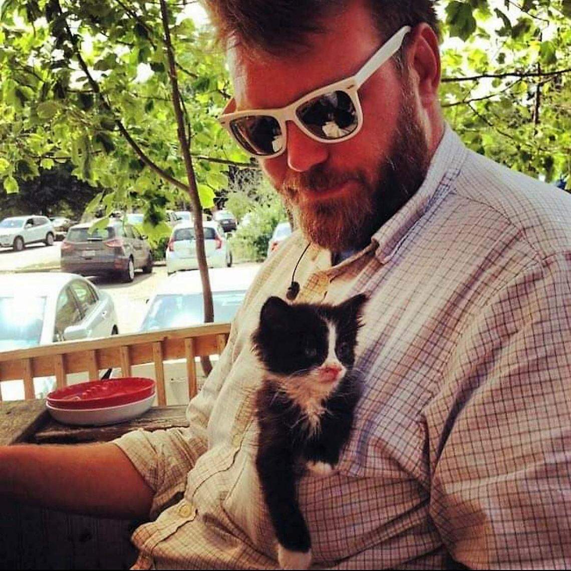 Former roommate Andi Morgan said Nick Watson loved animals, at one time, bottle-feeding a young kitten that she brought home from her job with Orange County Animal Services. A friend has agreed to care for the two dogs that Watson left behind.