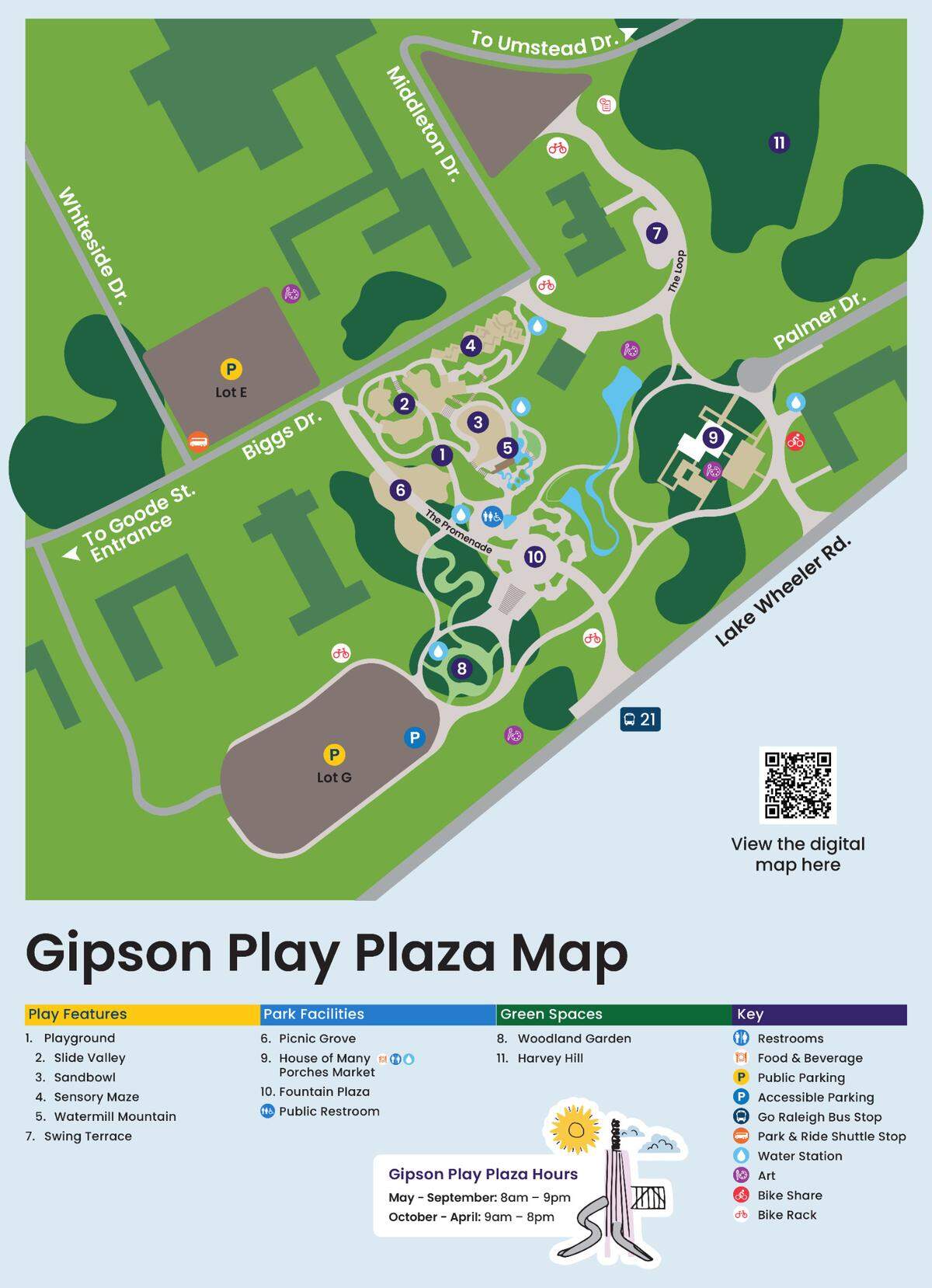 Gipson Play Plaza Map