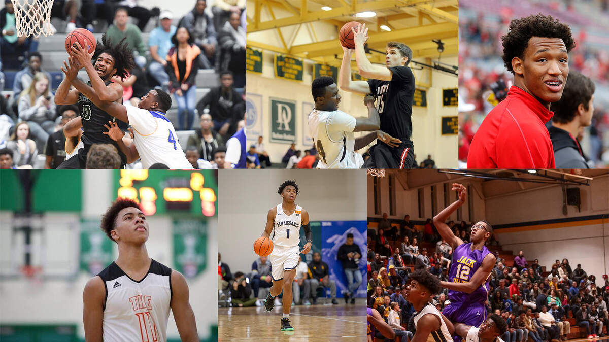 Josh Level Classic players include, clockwise from top left, Coby White, Joey Baker, Wendell Moore, Immanuel Bates, Jalen Lecque and Jaden Springer.