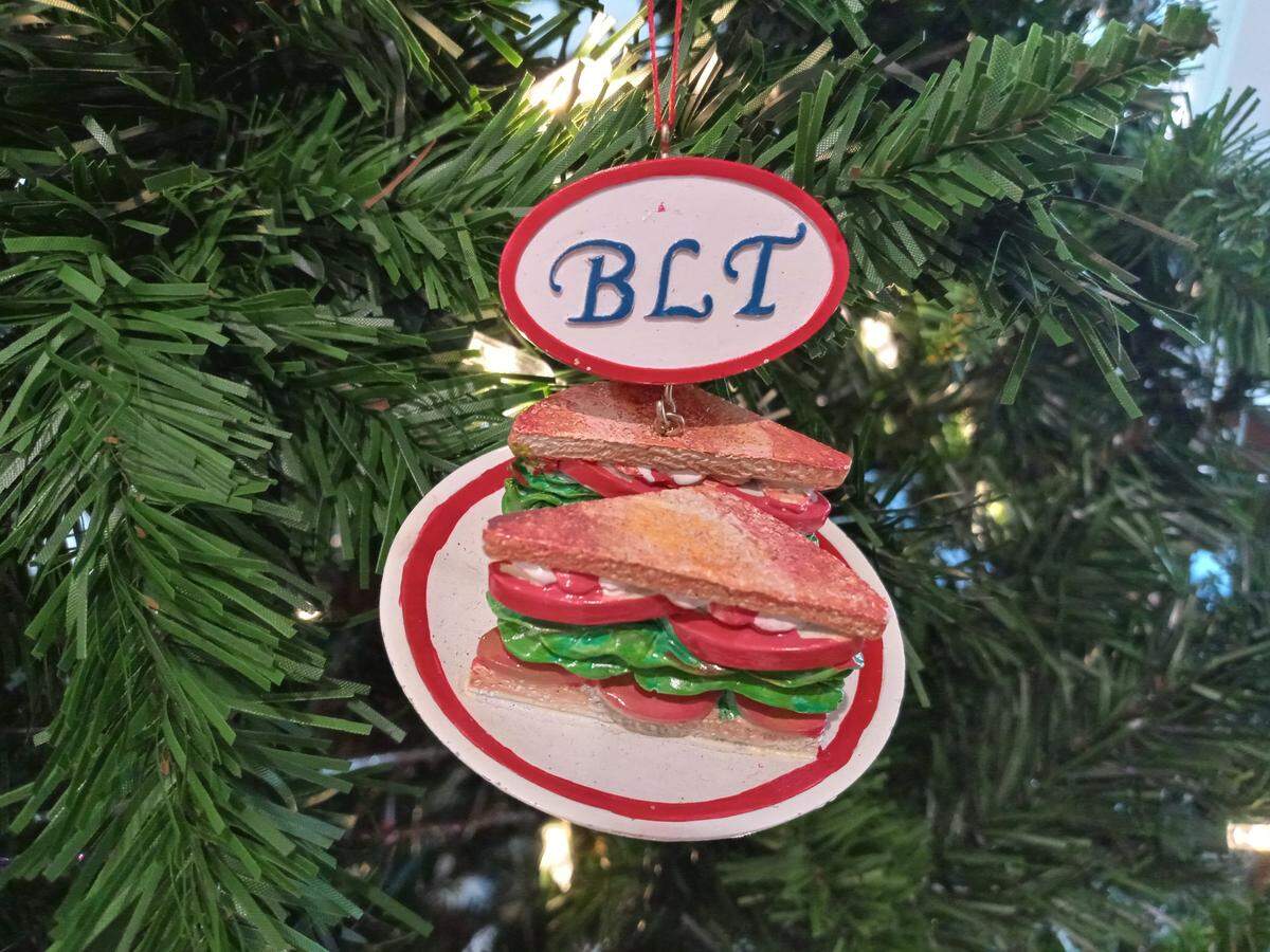 Logan Cason’s BLT ornament.
