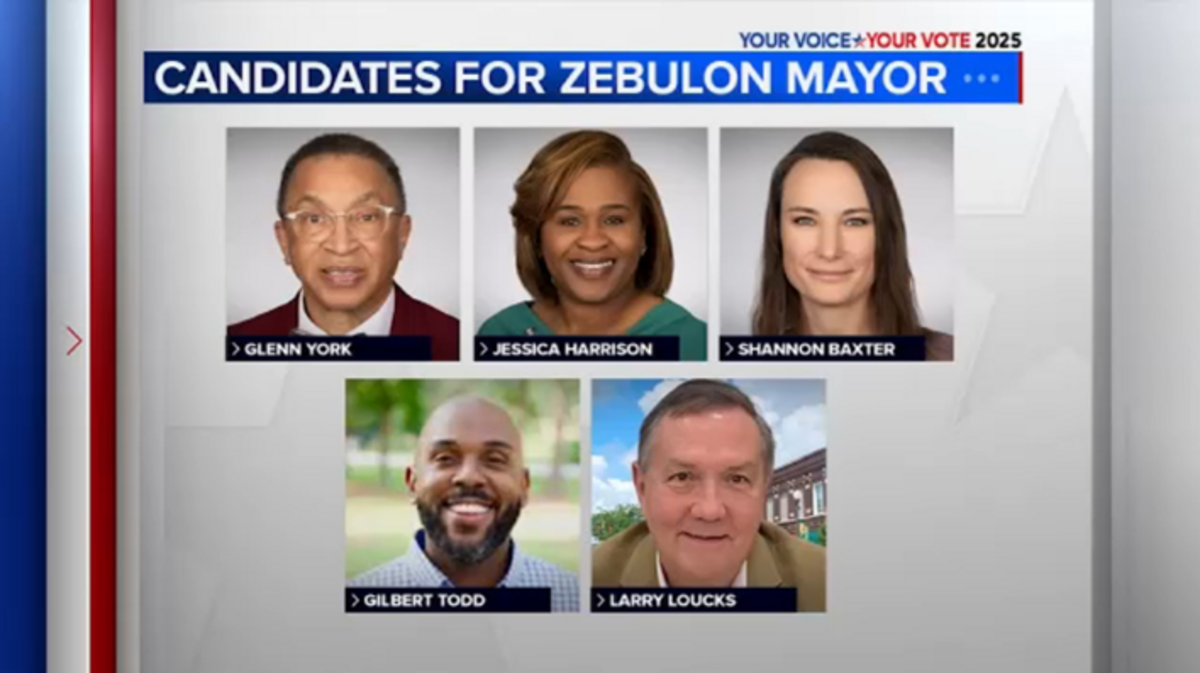 Four candidates are challenging the incumbent for mayor of Zebulon.