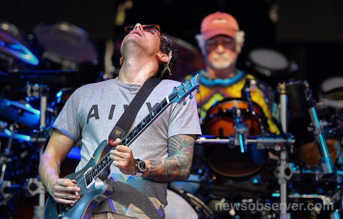 Dead & Company play Raleigh, N.C.'s Coastal Credit Union Music Park at Walnut Creek Saturday night, June 9, 2018.