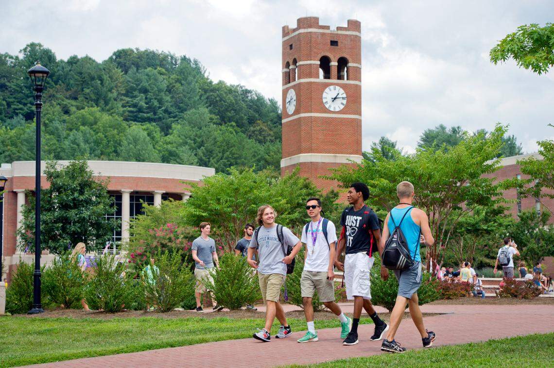 Alumni Tower at Western Carolina University.