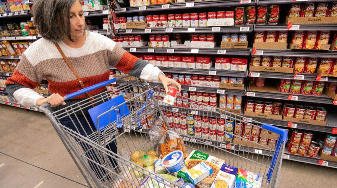 Walmart’s 2024 Thanksgiving meal basket includes 29 items, such as turkey, canned green beans, rolls and potatoes.