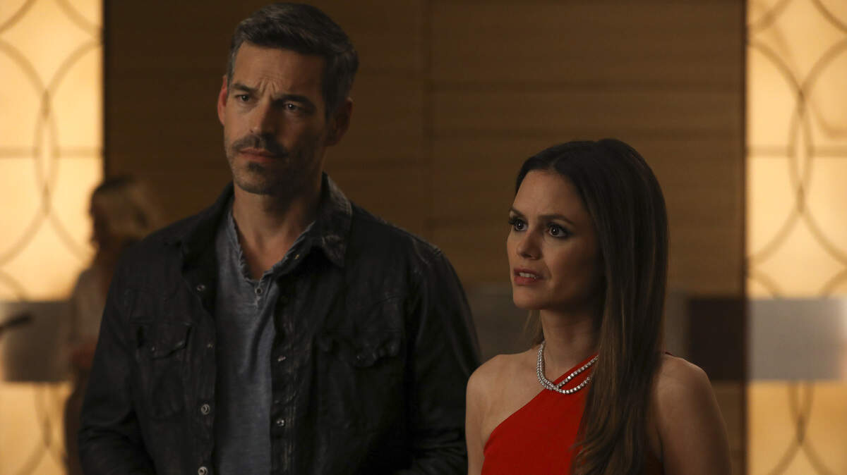 Eddie Cibrian, left, and Rachel Bilson in the ABC series “Take Two.”