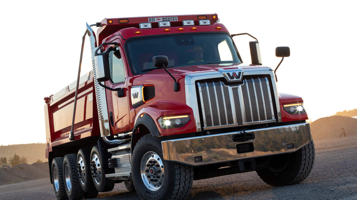 The Western Star 49X made by Daimler Trucks in Cleveland, NC.
