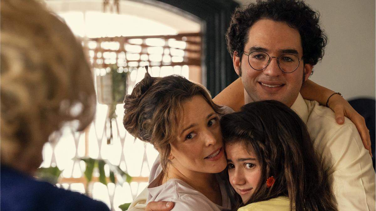 Rachel McAdams, Abby Ryder Fortson and Benny Safdie in “Are You There God? It’s Me, Margaret,” which premieres in theaters April 28. The movie was filmed in North Carolina.