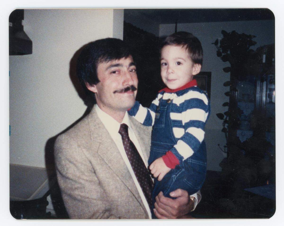 Pete Proimos, founder of the Filotimo Foundation in Raleigh, with his father, Vange Proimos.