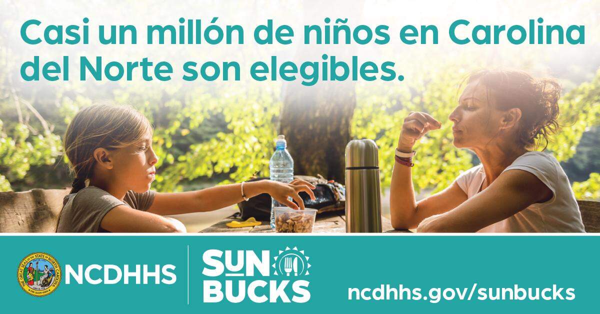 State officials say more than 900,000 North Carolina children are eligible for a new program that provides $120 to buy groceries through the summer.
