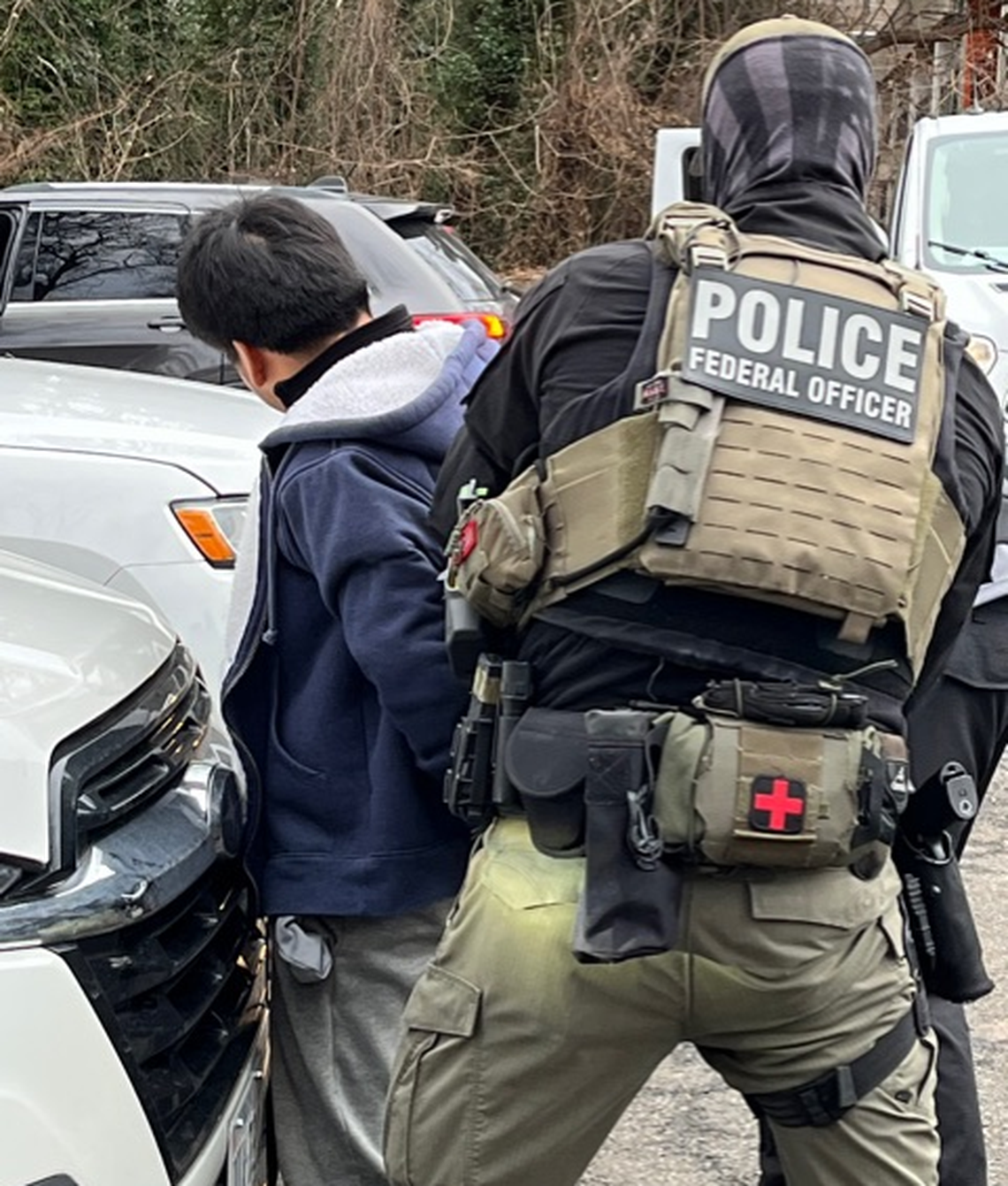Immigration and Customs Enforcement officers, with help from the FBI, arrested seven people in Virginia on Feb. 5, 2025, who they said were in the U.S. illegally. North Carolina faith groups sued the Trump administration on Feb. 11, 2025, over a policy change that allows agents to arrest people at churches, synagogues and schools.