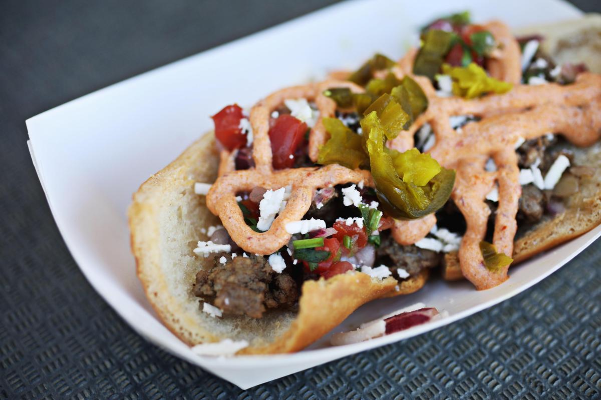 Loaded lamb nachos from Neomonde.