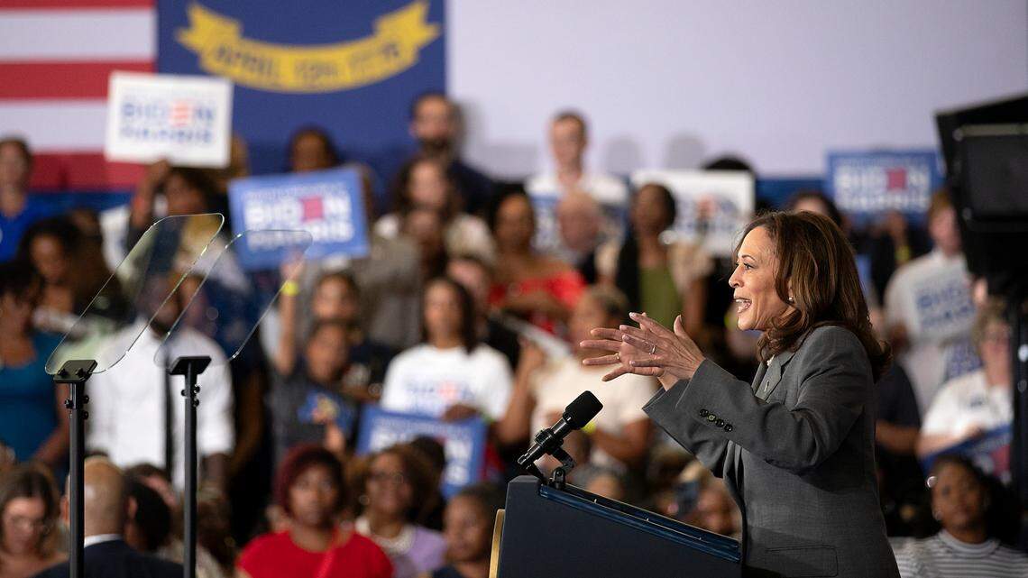 Vice President Kamala Harris to visit North Carolina Thursday, counter-programming RNC