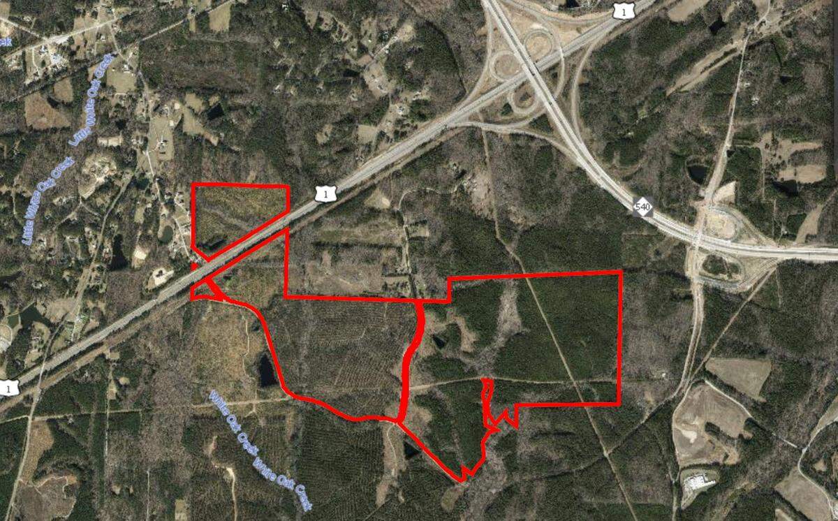 Aerial map of the Carolina Springs site.