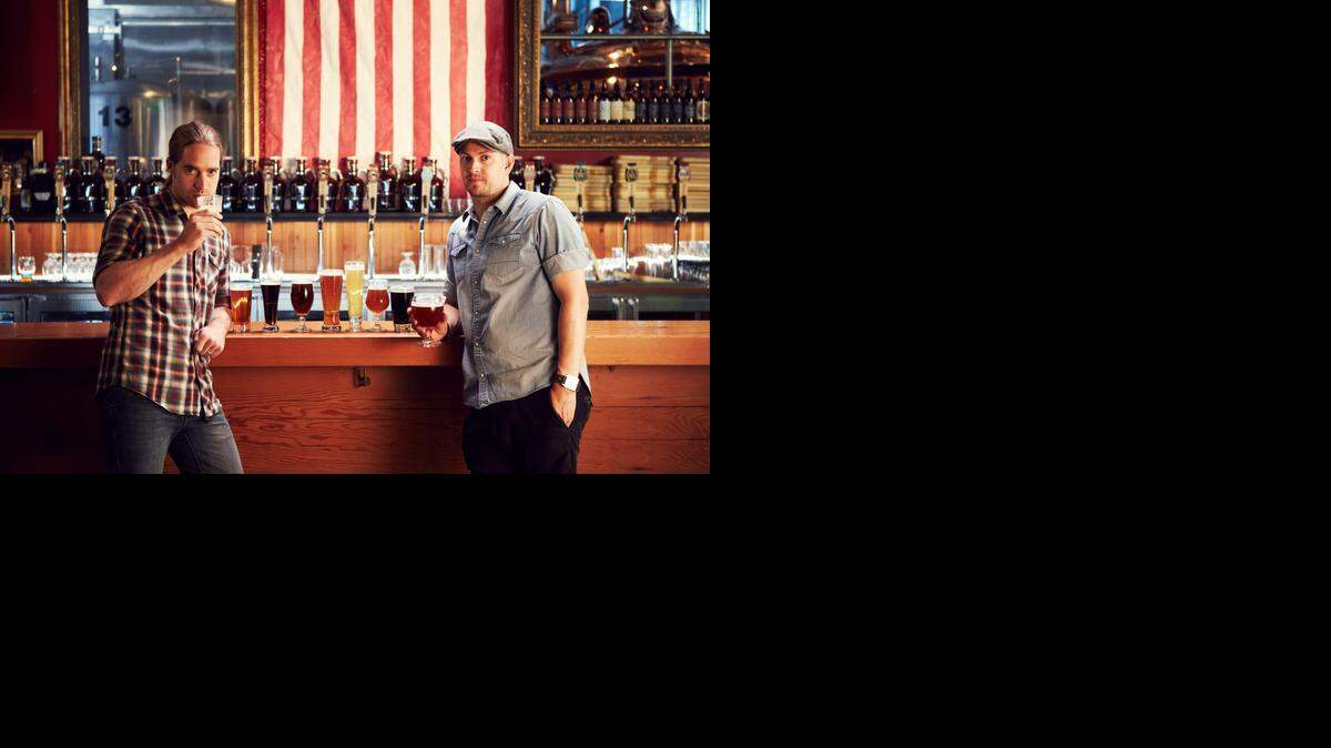 Martin Dickie, left, and James Watt of Brew Dogs.
