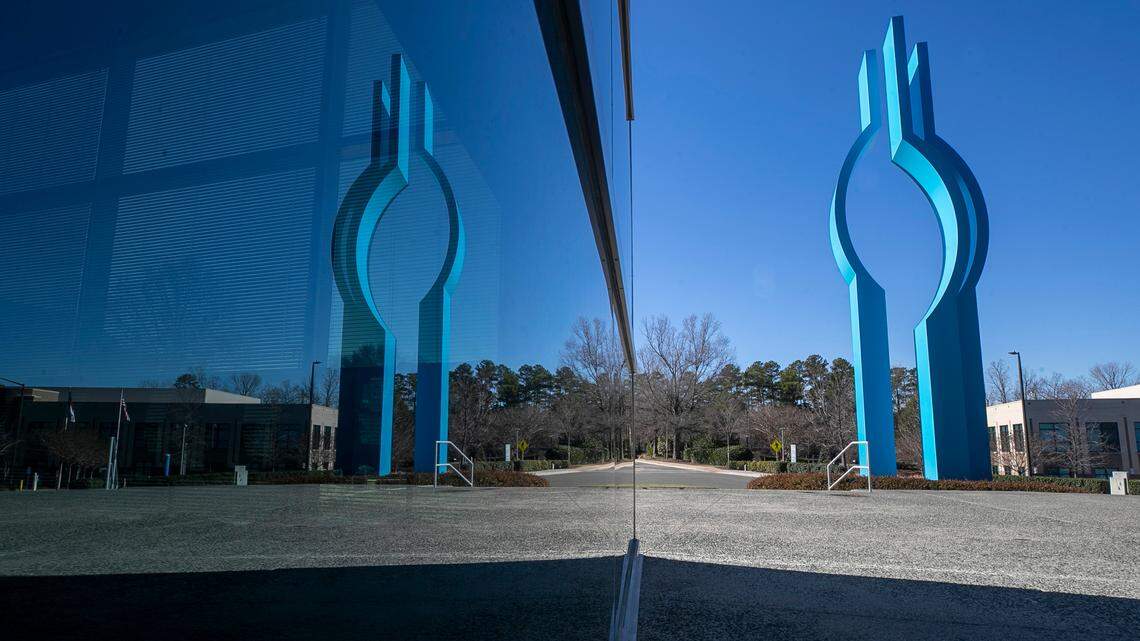 The Blue Cross Blue Shield of North Carolina campus on University Drive in Durham, N.C. on Friday, January 6, 2023.