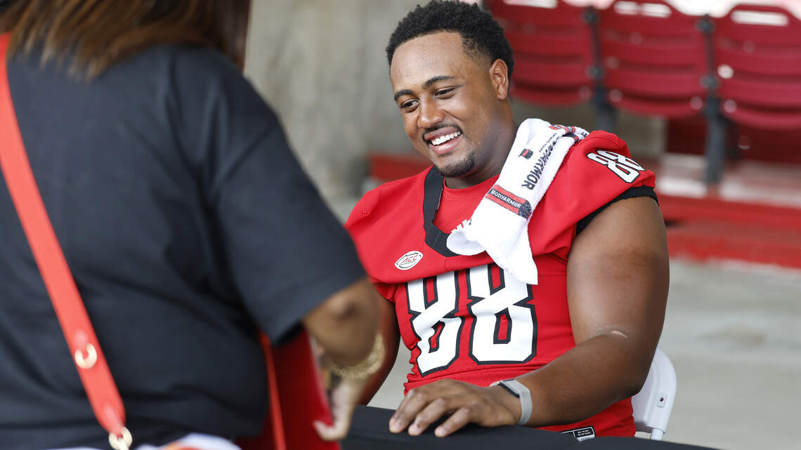 Inside an NC State lineman’s dedication to service: ‘He’s a special human being’