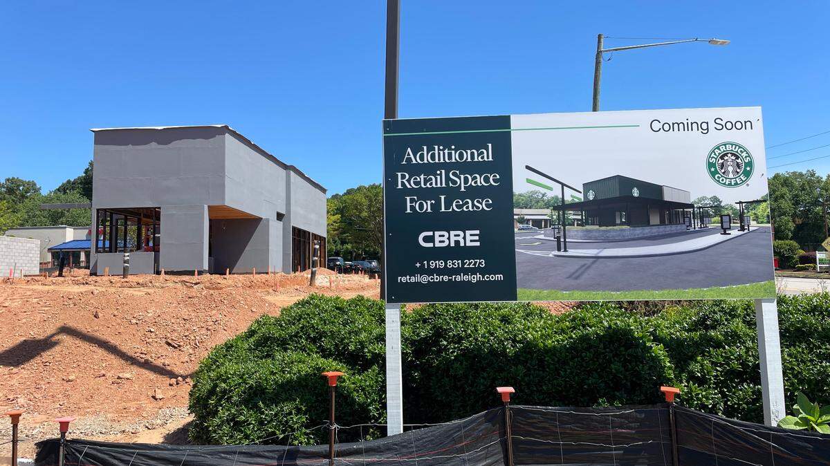 A new 1,000-square-foot Starbucks location will open on Six Forks Road in Raleigh this summer.