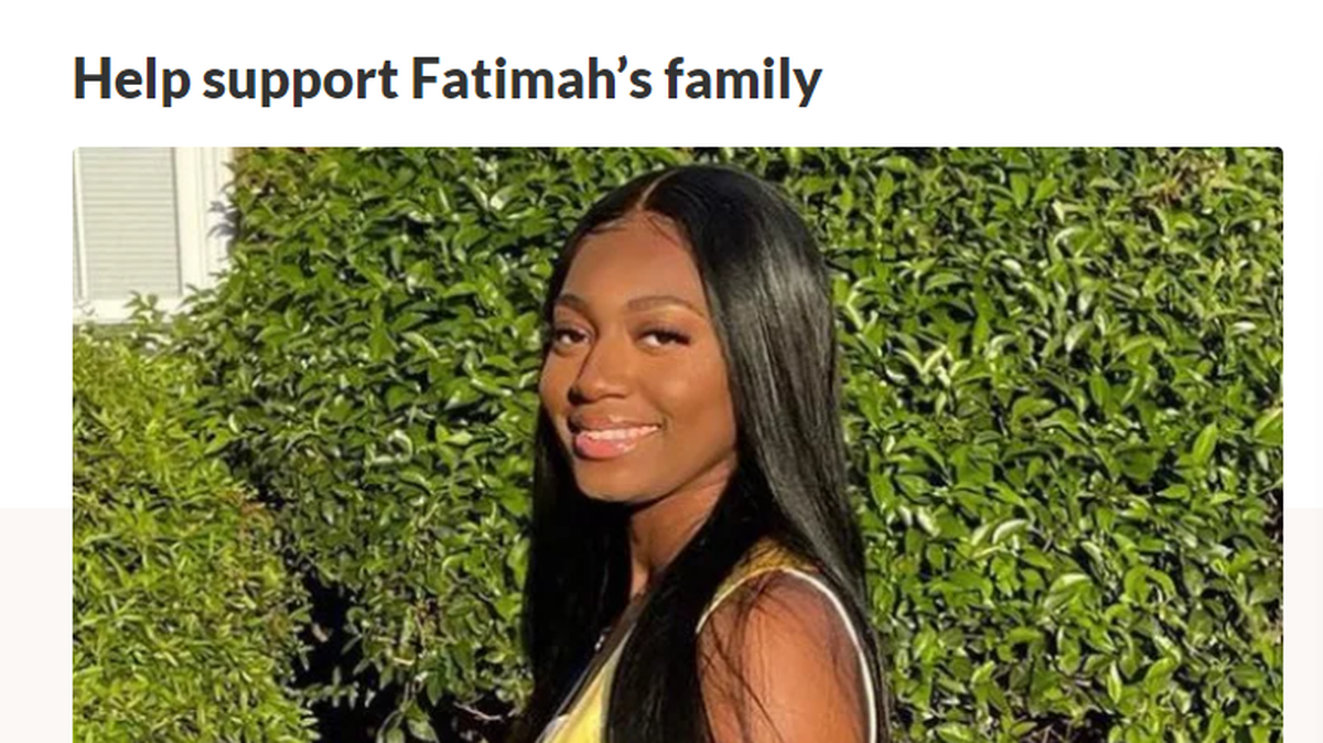 Fatimah Shabazz died on Nov. 28 due to complications from a brain aneurysm, the N.C. A&T Department of Athletics said. GOFUNDME SCREENGRAB