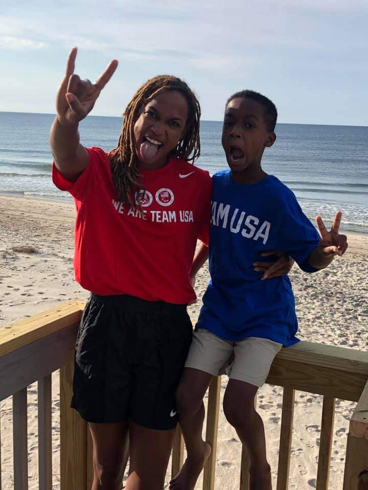 Jessica McDonald, left, and her son Jeremiah Stuart.