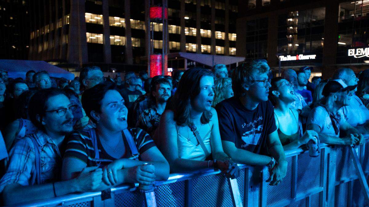 Hopscotch fans in downtown Raleigh in 2022. The music festival returns for another season packed with great acts.