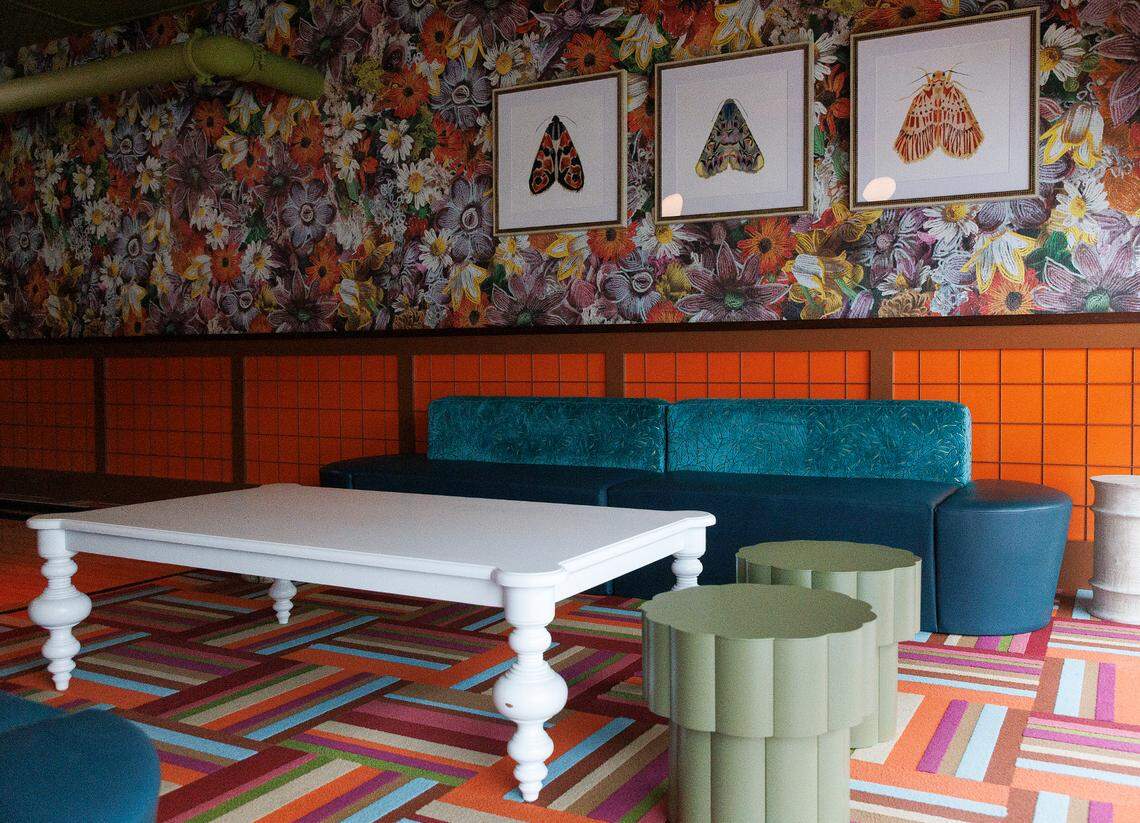 The interior of Jaguar Bolera is pictured on Tuesday, May 14, 2024, in Raleigh, N.C.