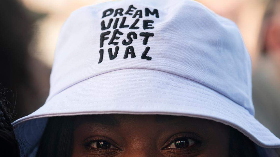 A fan at the Dreamville Festival in Raleigh, N.C., Saturday, April 1, 2023.