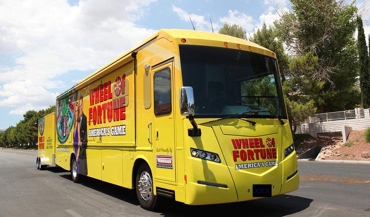 The “Wheel of Fortune” Wheelmobile.
