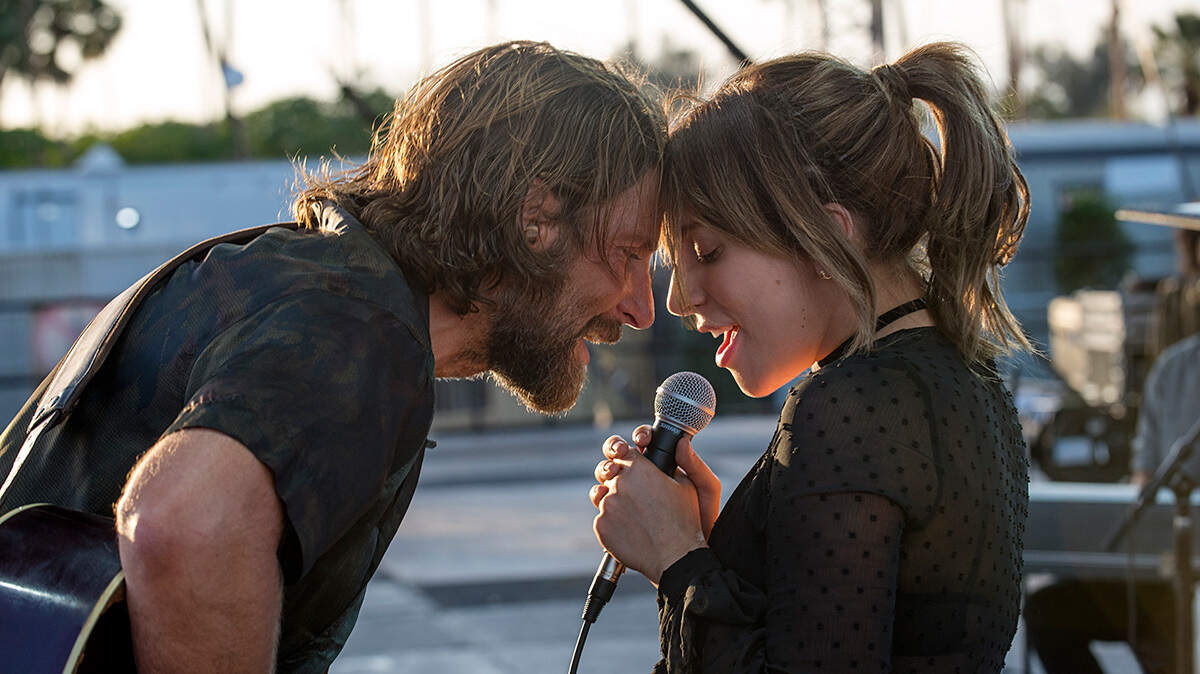 Bradley Cooper and Lady Gaga in “A Star is Born.”