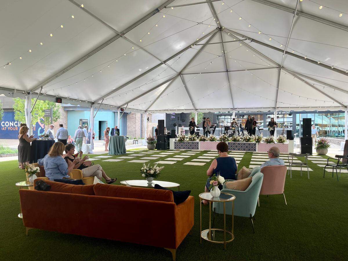 A band played for several hours as Fenton marked the grand opening of its Cary development on June 2, 2022.