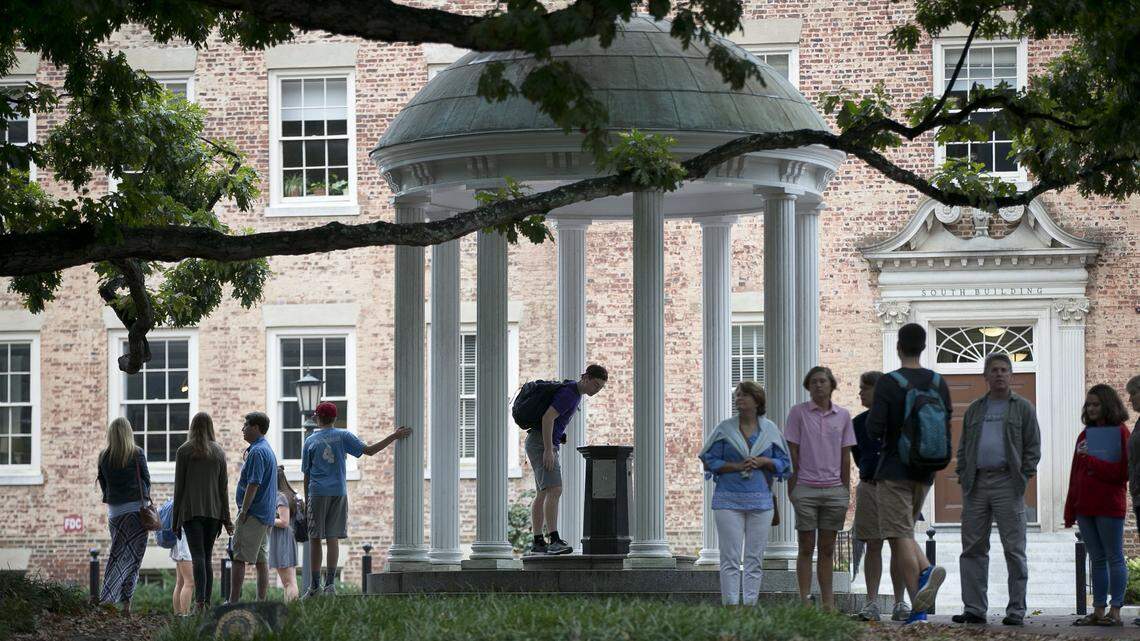 The Old Well at UNC-Chapel Hill. On April 17, 2024, a UNC System committee voted in favor of gutting diversity, equity and inclusion (DEI) programs system-wide. A final vote is set for May.