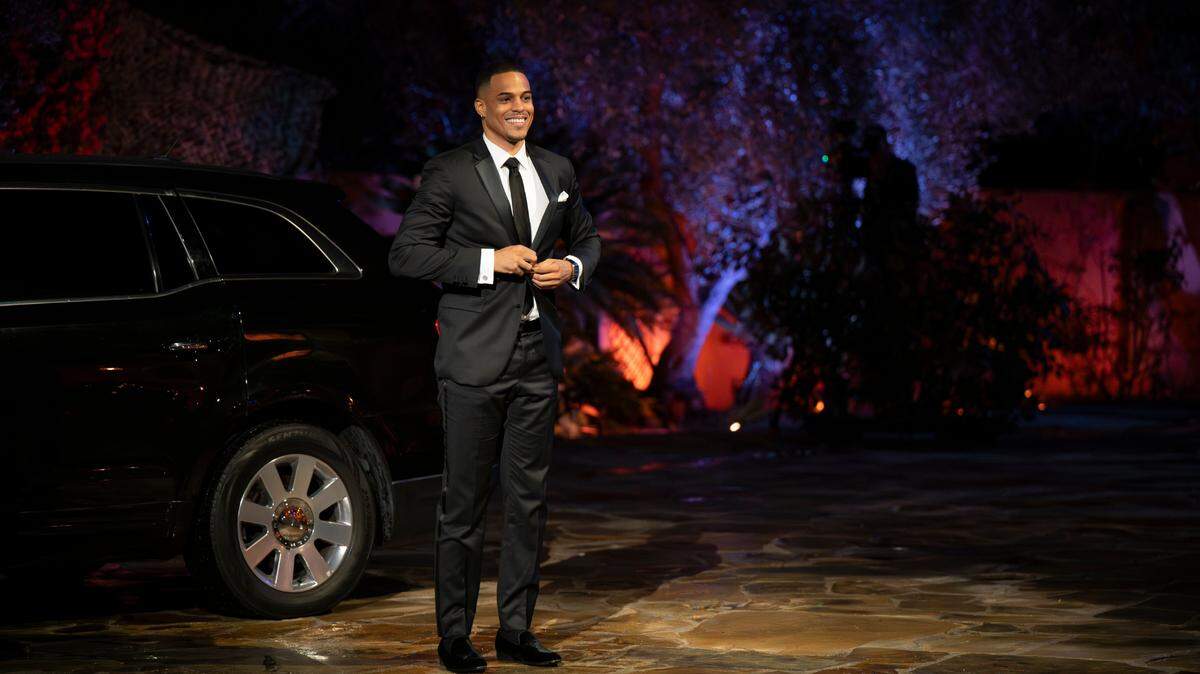Grant Ellis on the season premiere of “The Bachelor” on ABC.
