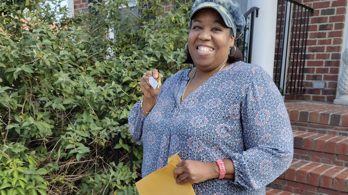 After three years of searching for a starter home in the Triangle, Teresa Johnson, 53, originally from New York, closed on a three-bedroom, three-bathroom townhome in Selma.