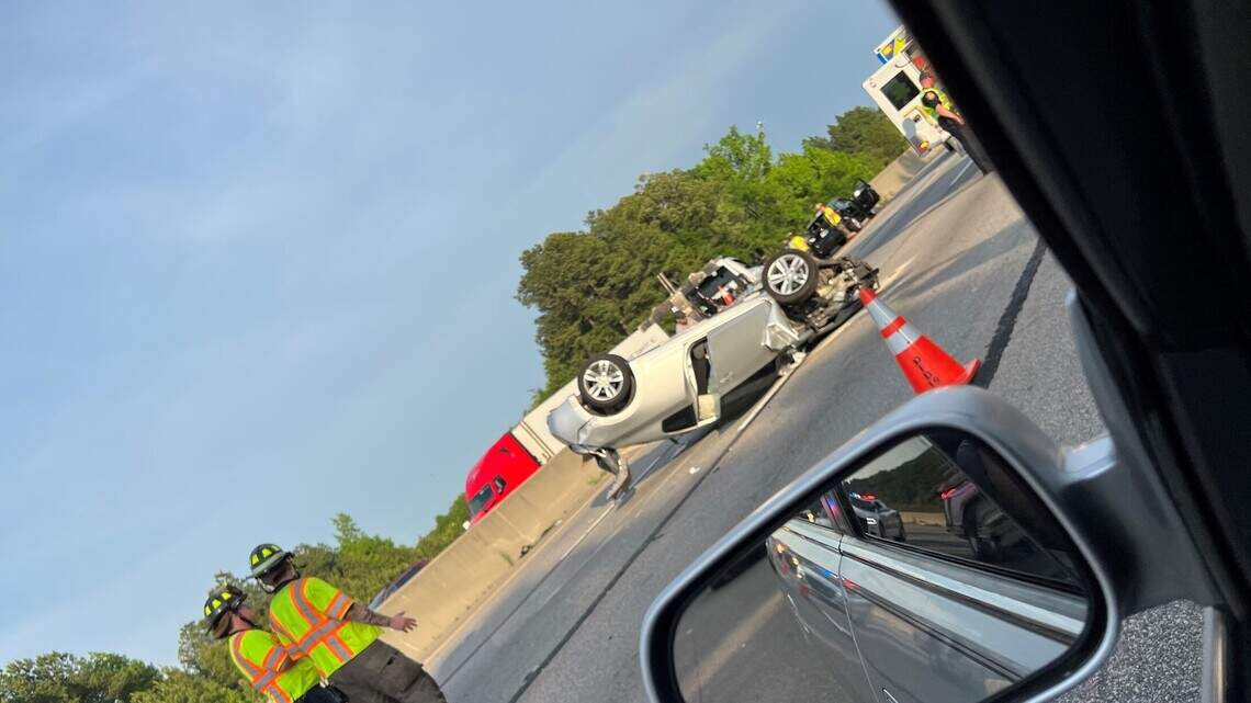 Crash shut down traffic, lanes reopened on I-40 in Raleigh NC | Raleigh ...