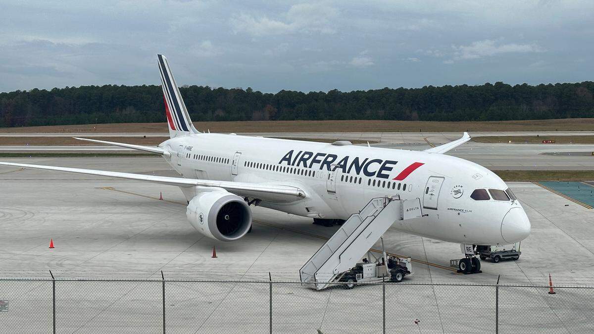 An Air France Boeing 787 Dreamliner parked at Raleigh-Durham International Airport since Nov. 24 was scheduled to return to Paris on Wednesday, Dec. 6.