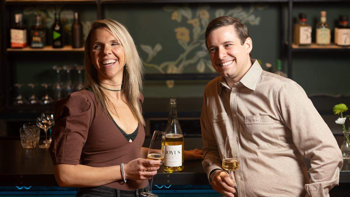 Umbrella Dry Bar opens as Raleigh’s first spirit-free cocktail bar, owned by Meg Paradise, left, and Kevin Barry.