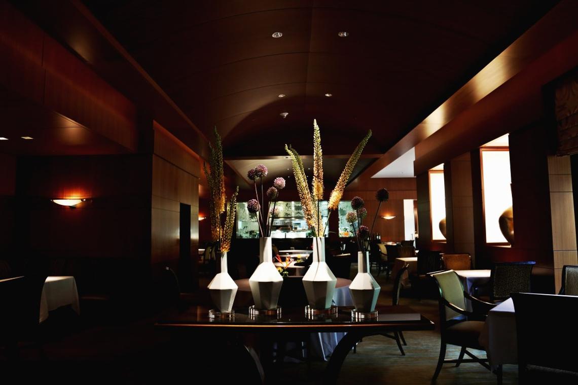 Herons, located inside the Umstead Hotel in Cary, is an elegant, contemporary setting.