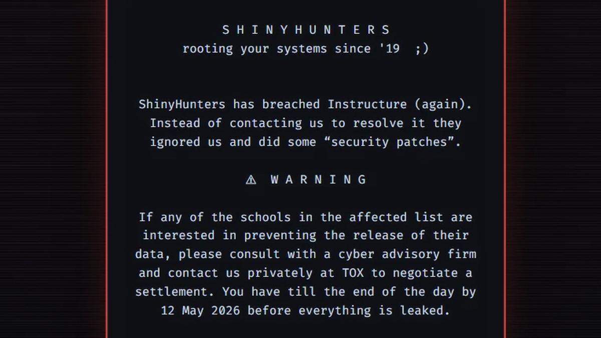 A screenshot of what some UNC faculty members saw when trying to log into their Canvas on May 7. The state Department of Public Instruction will restore Canvas access to K-12 public schools on Monday, May 11.