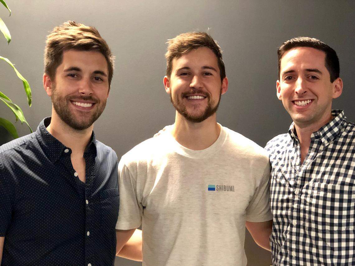 Dane Barnes, Scott Barnes and Alex Slater created the Shibumi Shade, which has proliferated across N.C. beaches this year.