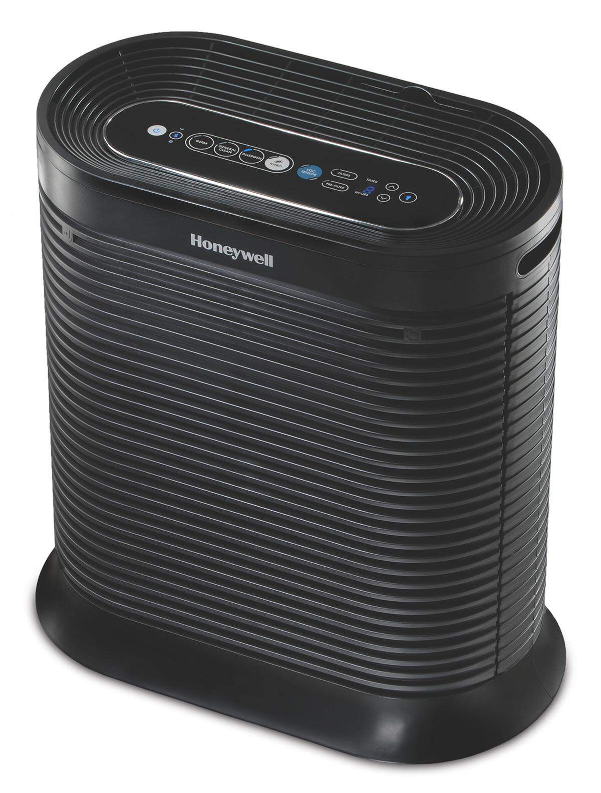 A Honeywell Bluetooth speaker.
