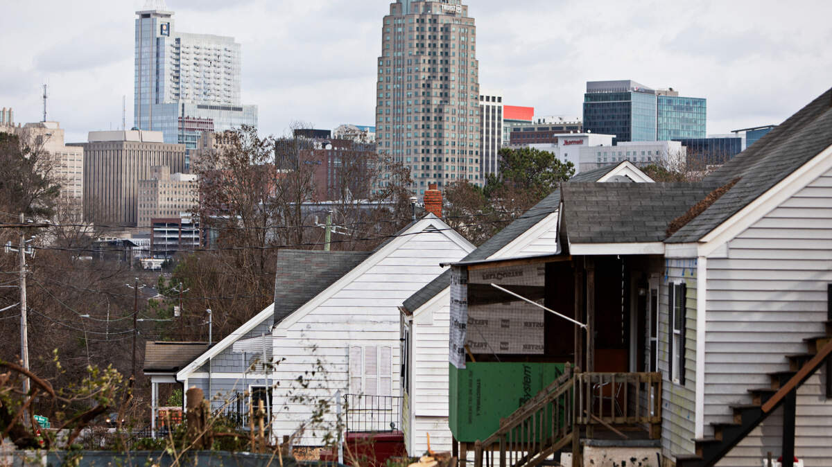 Several of the homes along Lake Wheeler Rd. in downtown Raleigh will be torn down to make way for a $600 million multi-use neighborhood in the Fuller Heights community. The neighborhood, located across from Dorothea Dix Park, has historically been diverse and affordable.
